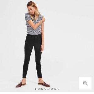 Everlane High Rise Skinny Jean - black